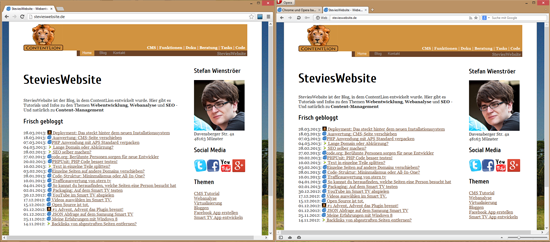 Chrome und Opera